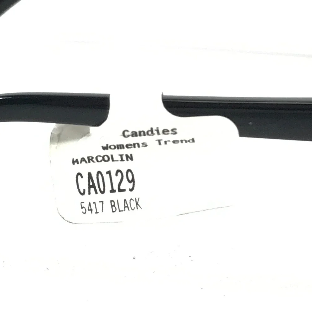 Candies CA0129 005 Eyeglasses Frames Black Square Full Rim 54-17-135